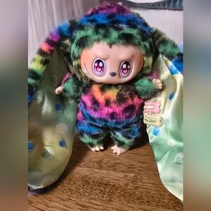 Custom Rainbow Lisa Frank Labubu